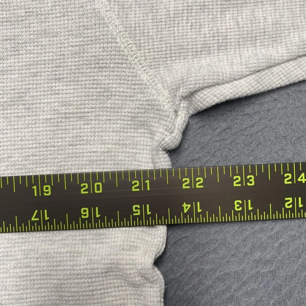 Polo Ralph Lauren Sleepwear Shirt Mens Large Gray Waffle Crewneck Pajama Top - Picture 6 of 8